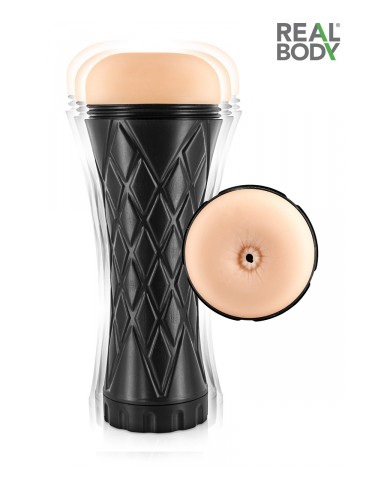 Masturbateur vibrant anus réaliste - Real Body