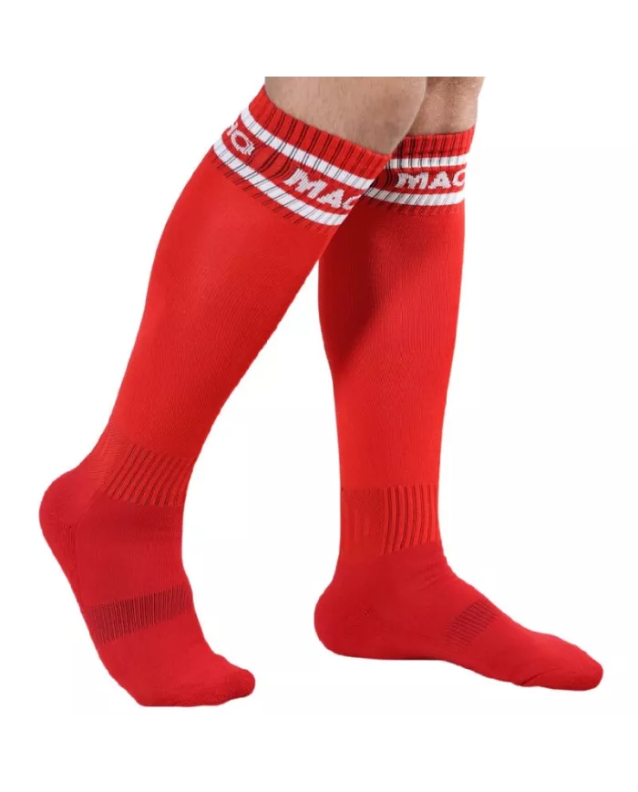 MACHO - CHAUSSETTES LONGUES TAILLE UNIQUE ROUGE MACHO - CHAUSSETTES LONGUES TAILLE UNIQUE ROUGE