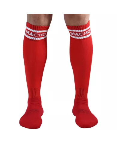 MACHO - CHAUSSETTES LONGUES TAILLE UNIQUE ROUGE MACHO - CHAUSSETTES LONGUES TAILLE UNIQUE ROUGE