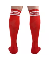 MACHO - CHAUSSETTES LONGUES TAILLE UNIQUE ROUGE MACHO - CHAUSSETTES LONGUES TAILLE UNIQUE ROUGE