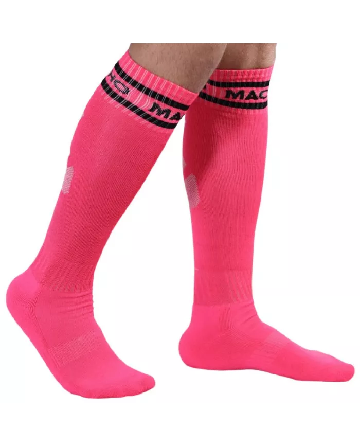 MACHO - CHAUSSETTES LONGUES TAILLE UNIQUE ROSE MACHO - CHAUSSETTES LONGUES TAILLE UNIQUE ROSE