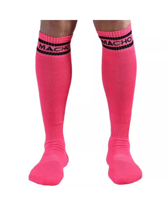 MACHO - CHAUSSETTES LONGUES TAILLE UNIQUE ROSE MACHO - CHAUSSETTES LONGUES TAILLE UNIQUE ROSE