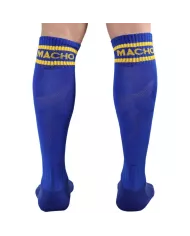MACHO - CHAUSSETTES LONGUES TAILLE UNIQUE BLEU MACHO - CHAUSSETTES LONGUES TAILLE UNIQUE BLEU