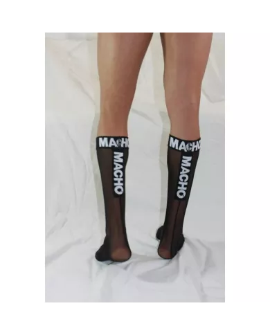 MACHO - CHAUSSETTES FINES TAILLE UNIQUE NOIRES