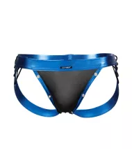 CUT4MEN - JOCKSTRAP DESIRE CUIRETTE BLEU XL
