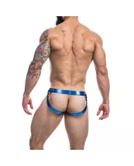 CUT4MEN - JOCKSTRAP DESIRE CUIRETTE BLEU XL