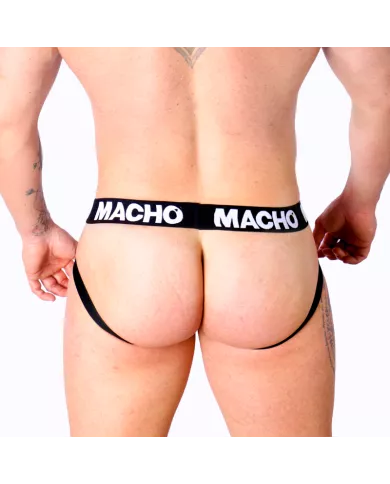 MACHO - MX25NC JOCK CUIR NOIR L