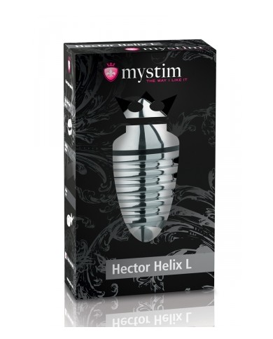 Plug électro-stimulation L Hector Helix - Mystim