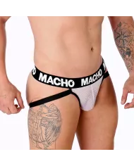 MACHO - MX26X1 JOCK GRID BLANC M