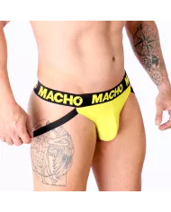 MACHO - MX25A JOCK LYCRA JAUNE M MACHO - MX25A JOCK LYCRA JAUNE M