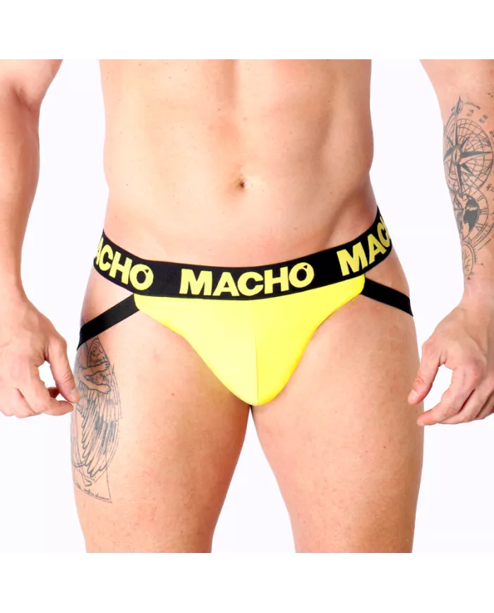MACHO - MX25A JOCK LYCRA JAUNE XL