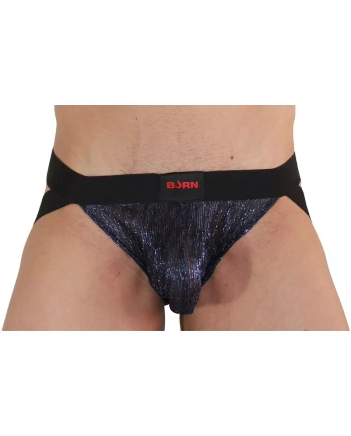 BURN - 006 JOCK BLEU BRILLANT / NOIR L