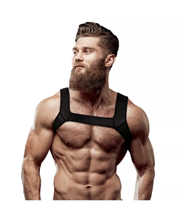 FETISH SUBMISSIVE ATTITUDE - HARNAIS DE POITRINE EN NÉOPRÈNE POUR HOMMES TAILLE M FETISH SUBMISSIVE ATTITUDE - HARNAIS DE POITRINE EN NÉOPRÈNE POUR HOMMES TAILLE M