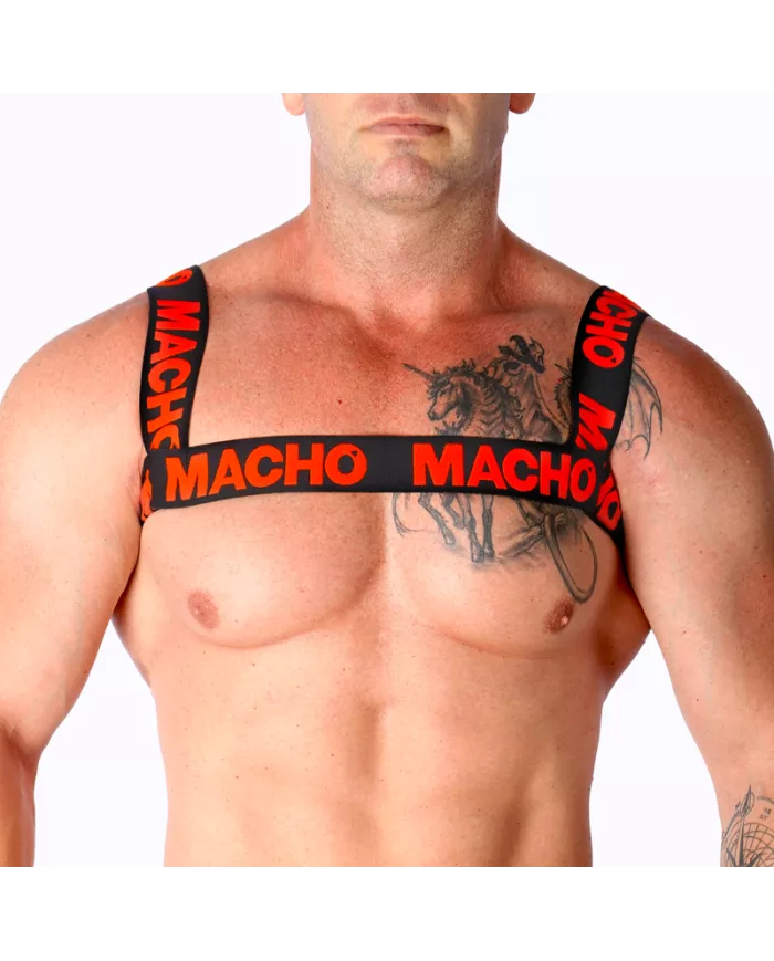 MACHO - HARNAIS DOUBLE ROUGE MACHO - HARNAIS DOUBLE ROUGE