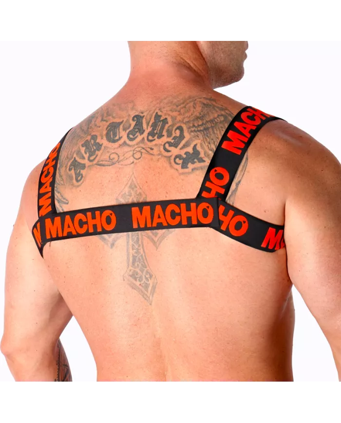 MACHO - HARNAIS DOUBLE ROUGE MACHO - HARNAIS DOUBLE ROUGE