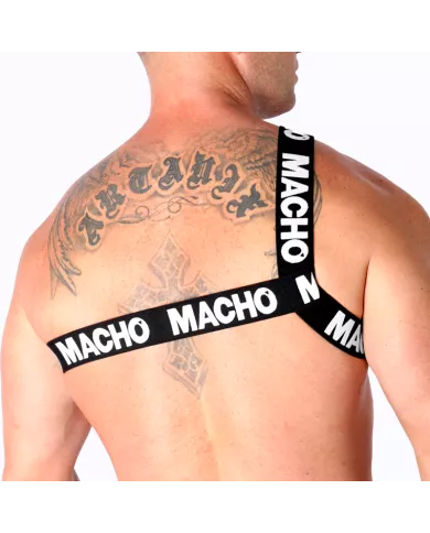 MACHO - HARNAIS ROMAIN BLANC S/M