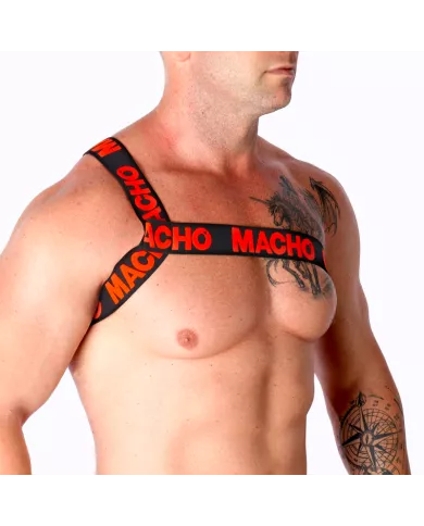 MACHO - HARNAIS ROMAIN ROUGE L/XL