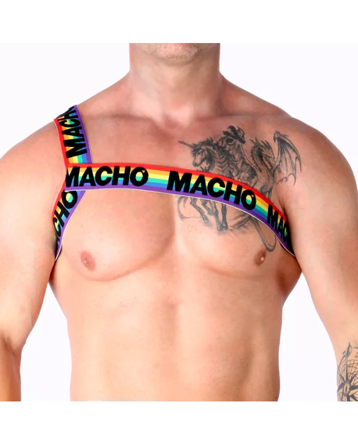 MACHO - HARNAIS ROMAIN PRIDE L/XL MACHO - HARNAIS ROMAIN PRIDE L/XL