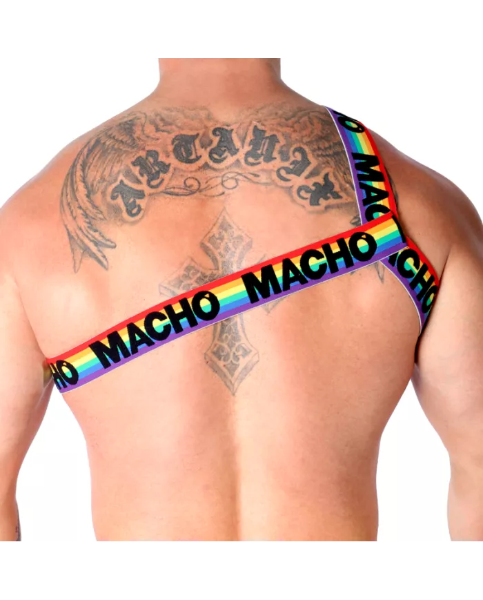 MACHO - HARNAIS ROMAIN PRIDE L/XL MACHO - HARNAIS ROMAIN PRIDE L/XL