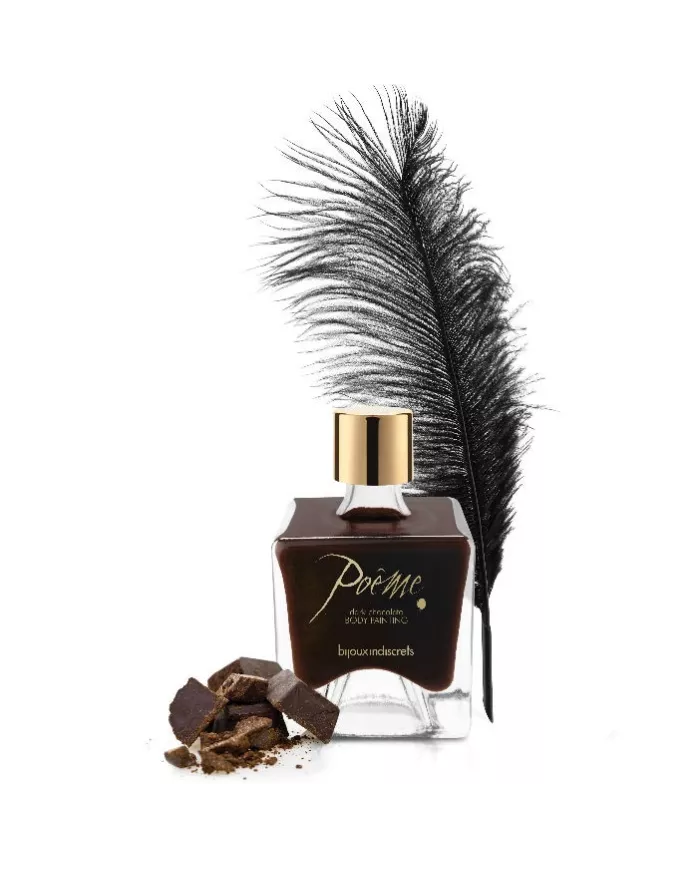 BIJOUX - POEME PEINTURE COMESTIBLE CHOCOLAT NOIR 50 GR