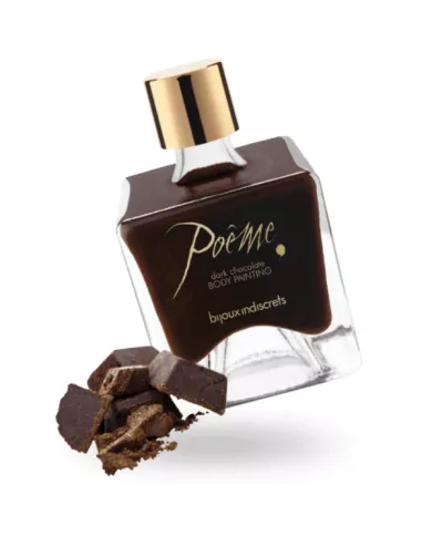 BIJOUX - POEME PEINTURE COMESTIBLE CHOCOLAT NOIR 50 GR