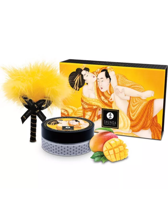 SHUNGA - KIT DE POUDRE DE MASSAGE COMESTIBLE MANGUE SHUNGA - KIT DE POUDRE DE MASSAGE COMESTIBLE MANGUE