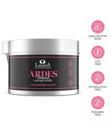 INTIMATELINE LUXURIA - BOUGIE DE MASSAGE AU RAISIN INTIMATELINE LUXURIA - BOUGIE DE MASSAGE AU RAISIN