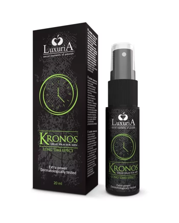 INTIMATELINE LUXURIA - KRONOS SPRAY RETARDANT EFFET DÉSENSIBILISANT 20 ML INTIMATELINE LUXURIA - KRONOS SPRAY RETARDANT EFFET DÉSENSIBILISANT 20 ML
