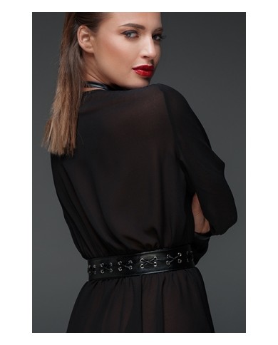 Minirobe choker en mousseline F150