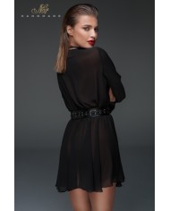 Minirobe choker en mousseline F150