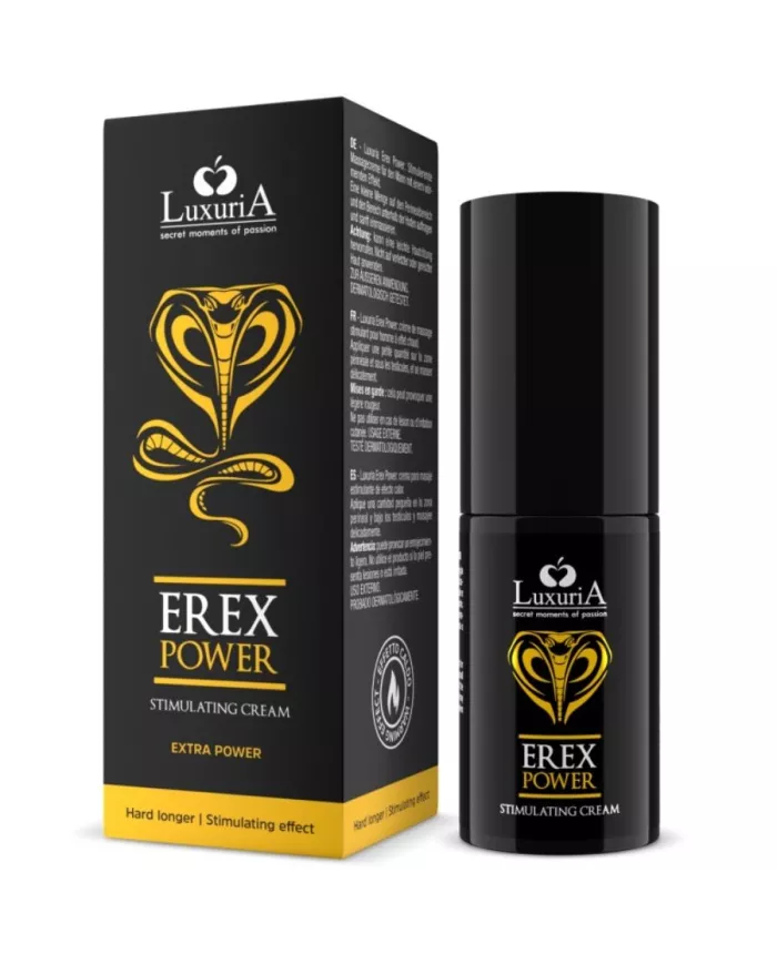 INTIMATELINE LUXURIA - EREX POWER CRÈME PÉNIS DUR PLUS LONG 30 ML INTIMATELINE LUXURIA - EREX POWER CRÈME PÉNIS DUR PLUS LONG 30 ML