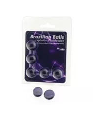 TALOKA - 5 BALLES BRÉSILIENNES EFFET VIBRANT ÉLECTRIQUE GEL EXCITANT