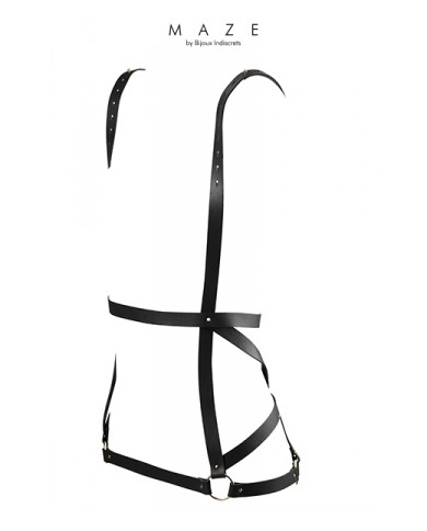 Robe harnais noire - Maze