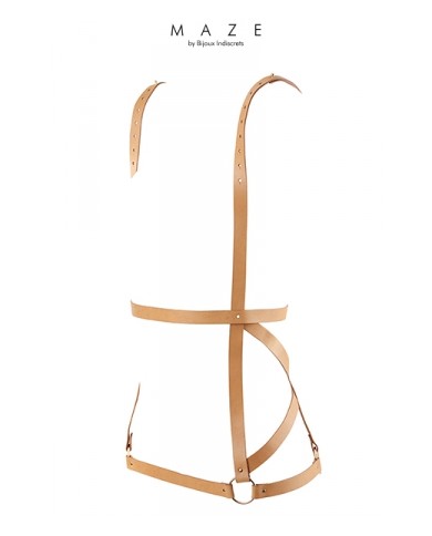 Robe harnais marron - Maze