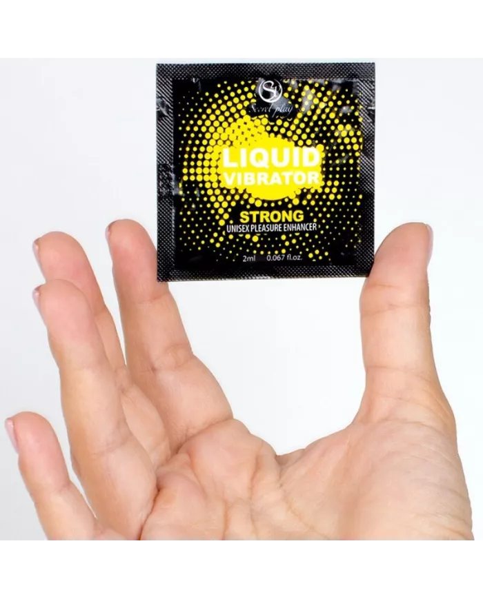 SECRETPLAY - VIBRATEUR UNIDOSE LIQUIDE FORT 2 ML SECRETPLAY - VIBRATEUR UNIDOSE LIQUIDE FORT 2 ML