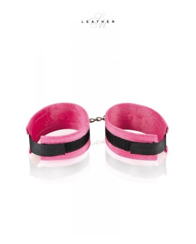Menottes de poignets rose et noir