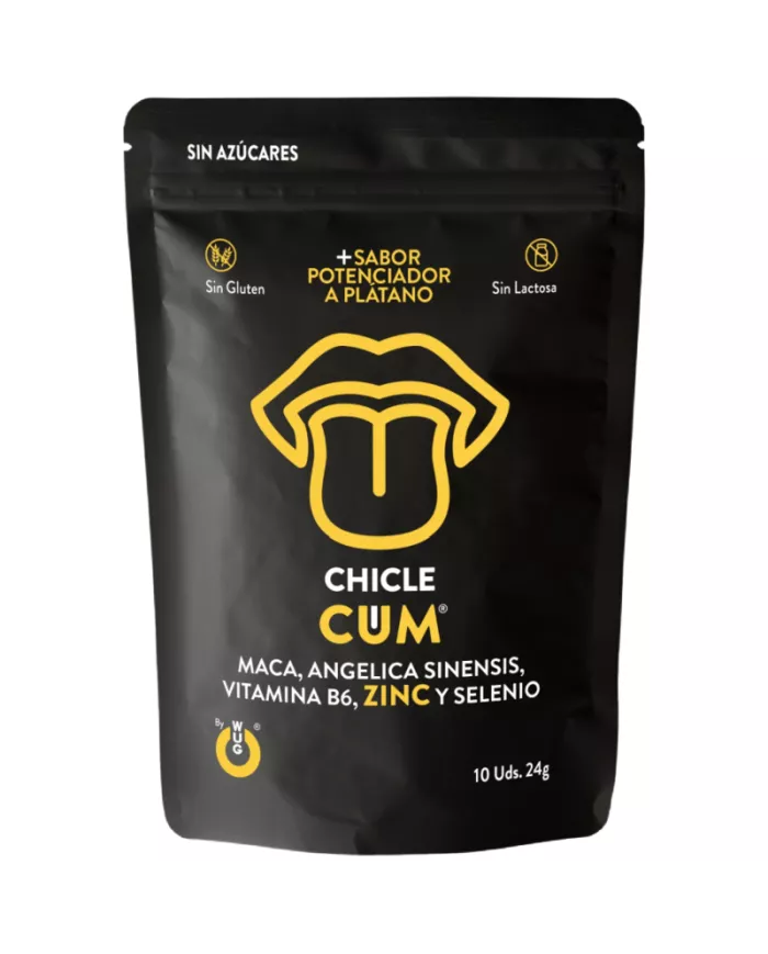 WUG SEX SENSE - CUM AUGMENTATION DE L''ÉJACULATION GOMME ET SPERME SAVEUR BANANE 10 UNITÉS