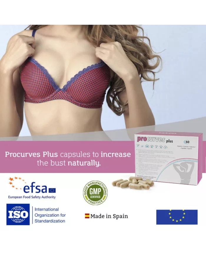 500 COSMETICS - PROCURVES PLUS PILULES D'AMÉLIORATION DU SEIN NATUREL