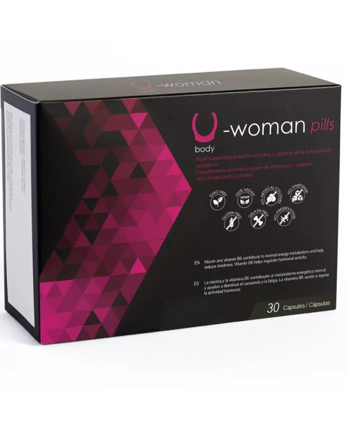 500 COSMETICS - U-WOMAN AUGMENTE LA LIBIDO FEMININE - 30 CAPSULES