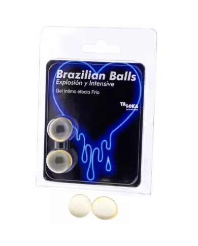 TALOKA - 2 BALLES BRÉSILIENNES GEL EXCITANT EFFET FROID & VIBRATION TALOKA - 2 BALLES BRÉSILIENNES GEL EXCITANT EFFET FROID & VIBRATION