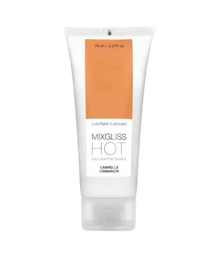 MIXGLISS - LUBRIFIANT EFFET CHALEUR SAVEUR CANNELLE 70ML MIXGLISS - LUBRIFIANT EFFET CHALEUR SAVEUR CANNELLE 70ML