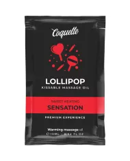 COQUETTE CHIC DESIRE - HUILE DE MASSAGE KISSABLE DE POCHE AVEC SUCETTE EFFET CHALEUR 10 ML