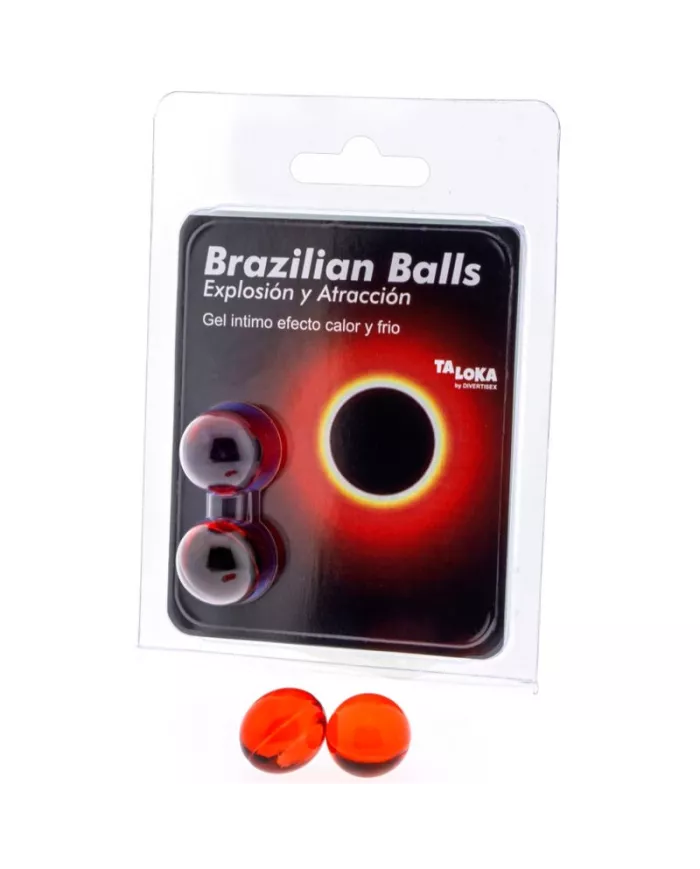 TALOKA - 2 BOULES BRÉSILIENNES GEL EXCITANT EFFET CHAUD & FROID
