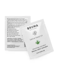 BRUMA - HUILE DE GRAINES DE SATIVA GEL GLISSANT RÉCHAUFFANT SAVEUR DE CANNABIS 6 ML