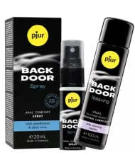 PJUR - BACK DOOR ENSEMBLE DE LUBRIFIANT ANAL ET SPRAY