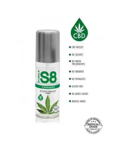 STIMUL8 - LUBRIFIANT HYBRIDE AU CANNABIS S8 125 ML