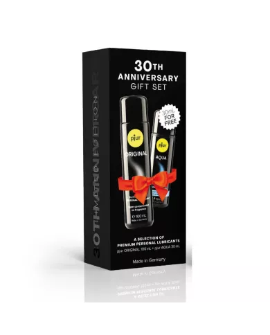 PJUR - COFFRET 30E ANNIVERSAIRE PJUR ORIGINAL 100 ML + PJUR AQUA 30 ML EN CADEAU PJUR - COFFRET 30E ANNIVERSAIRE PJUR ORIGINAL 100 ML + PJUR AQUA 30 ML EN CADEAU