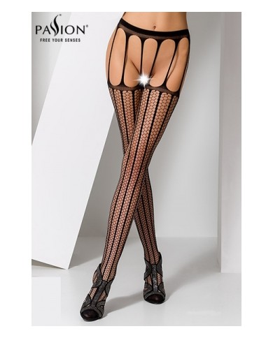 Collants ouverts S004 - Noir