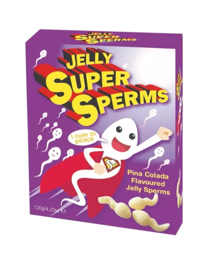 SPENCER & FLEETWOOD - JELLY SUPER SPERM GUMMIES FORME SPERME 120 GR SPENCER & FLEETWOOD - JELLY SUPER SPERM GUMMIES FORME SPERME 120 GR