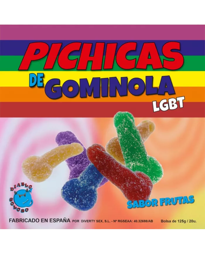 PRIDE - FRUITS DE PÉNIS GUMMY AVEC SUCRE LGBT PRIDE - FRUITS DE PÉNIS GUMMY AVEC SUCRE LGBT